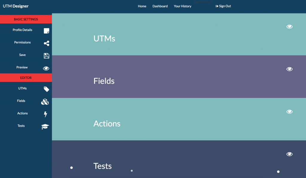 UTM Designer Overview